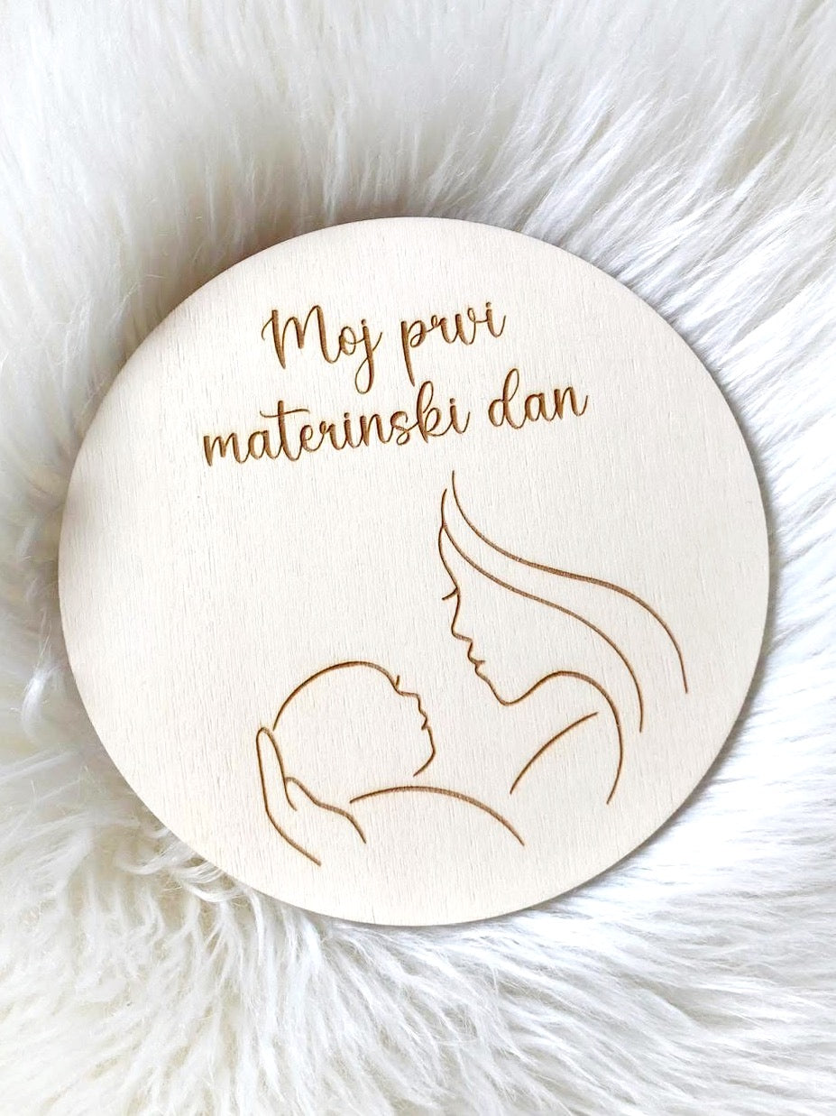 Kartica Moj prvi materinski dan