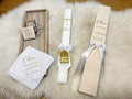 Personaliziran krstni komplet - white satin