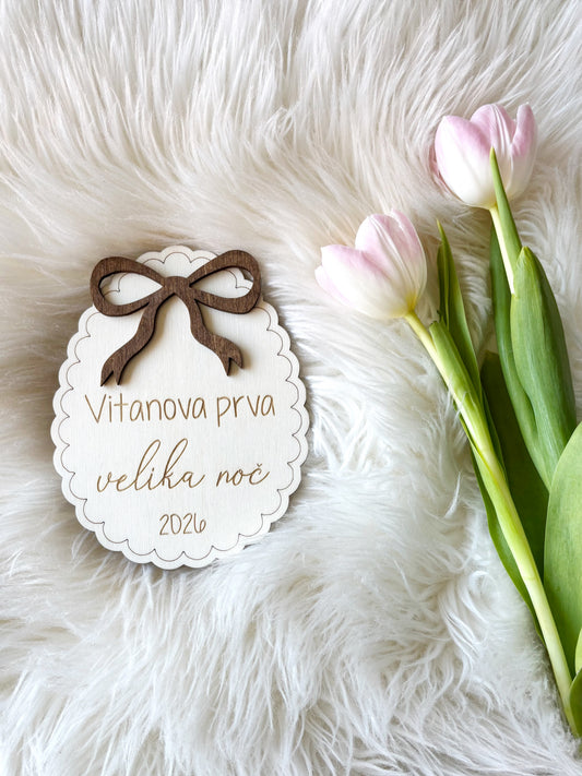 Personalizirana kartica Moja prva velika noč
