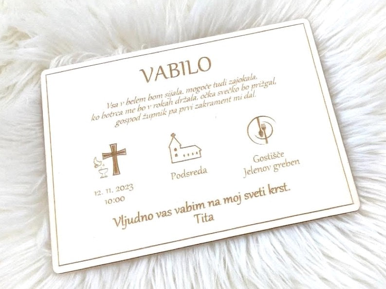 Vabilo za zakramente