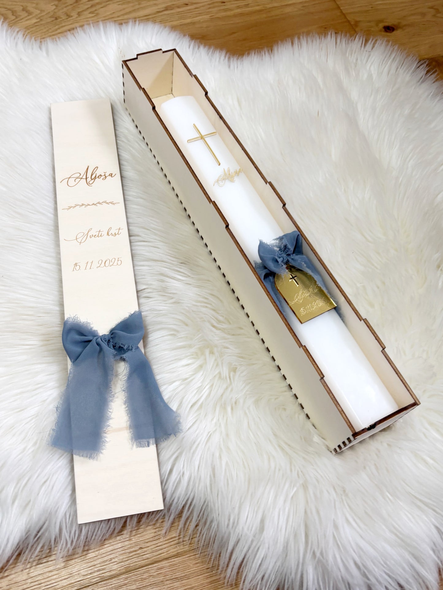 Personalizirana škatla za visoko svečo