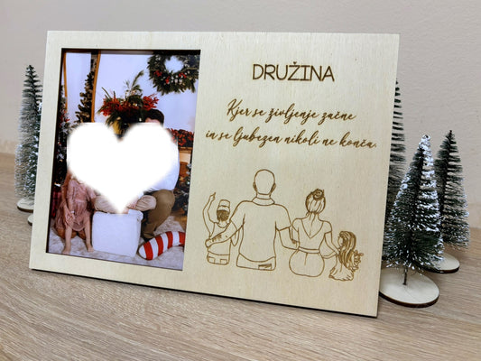 Okvir za fotografijo Družina